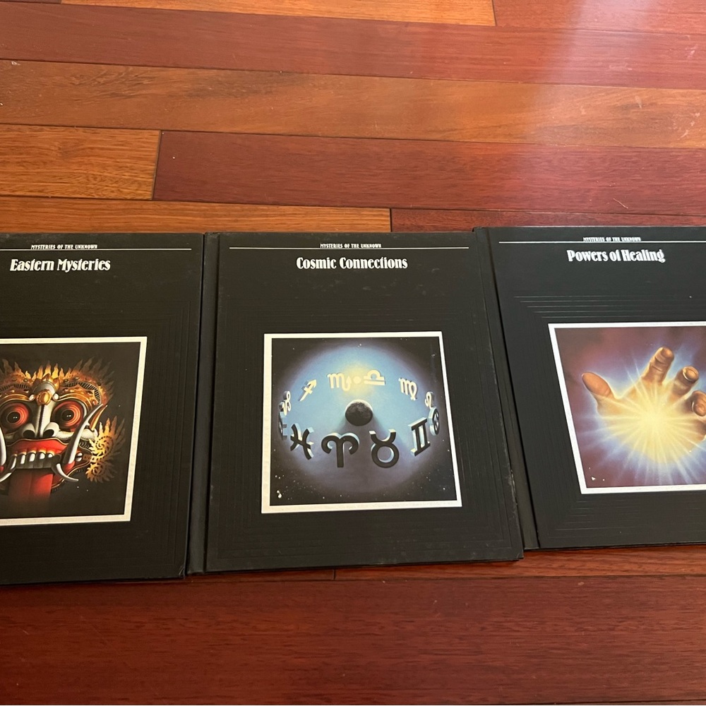Set of three! Mysteries of the unknown!I can mix and match.I have the whole set.